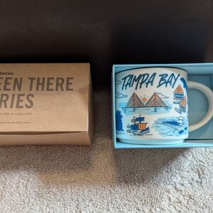 Starbucks Tampa Bay City Mug - Blue & Orange Design